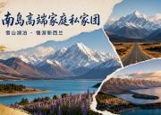 新西兰南岛10天9晚中文精品小团｜米尔福德峡湾·西海岸冰川·库克山